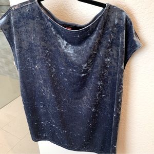 Vince Camuto Crushed Velour Top